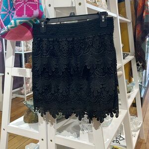 Black Lace Skirt